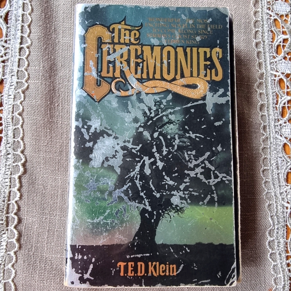 The Ceremonies by T.E.D. Klein Rare Vintage Horror Paperback Book